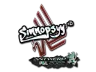 Sticker | sinnopsyy (Glitter) | Antwerp 2022