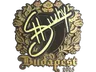 Sticker | siuhy (Gold) | Budapest 2025
