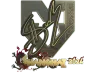 Sticker | siuhy (Gold) | Shanghai 2024