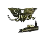 Sticker | sjuush (Gold) | Stockholm 2021