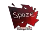 Sticker | spaze | Cologne 2016