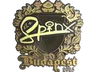 Sticker | Spinx (Gold) | Budapest 2025