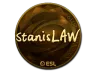 Sticker | stanislaw (Gold) | Katowice 2019