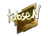 Sticker | tabseN (Gold) | Boston 2018