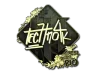 Sticker | Techno4K (Gold) | Rio 2022