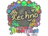 Sticker | Techno4K (Holo) | Budapest 2025