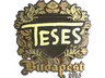 Sticker | TeSeS (Gold) | Budapest 2025