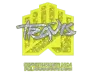 Sticker | TRAVIS (Glitter) | Copenhagen 2024