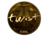 Sticker | twist (Gold) | Katowice 2019