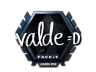 Sticker | v4lde (Foil) | London 2018