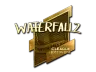 Sticker | waterfaLLZ (Gold) | Boston 2018