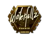Sticker | waterfaLLZ (Gold) | London 2018