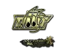 Sticker | WOOD7 (Gold) | Antwerp 2022