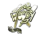 Sticker | WOOD7 (Gold) | Paris 2023