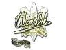 Sticker | Woro2k (Gold) | Paris 2023
