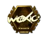 Sticker | woxic (Gold) | London 2018