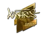 Sticker | XANTARES (Gold) | Boston 2018