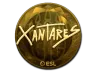 Sticker | XANTARES (Gold) | Katowice 2019