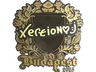 Sticker | xertioN (Gold) | Budapest 2025