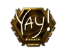 Sticker | yay (Gold) | London 2018