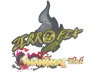 Sticker | zeRRoFIX (Glitter) | Shanghai 2024