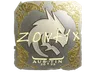 Sticker | zont1x (Gold) | Austin 2025