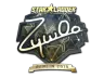 Sticker | ZywOo (Gold) | Berlin 2019