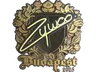 Sticker | ZywOo (Gold) | Budapest 2025