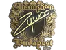 Sticker | ZywOo (Gold, Champion) | Budapest 2025